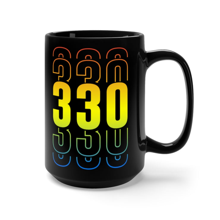 330 Black Mug 15oz